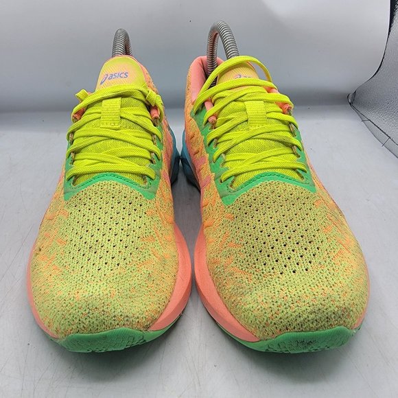 ASICS DynaBlast Womens 8 Orange Pop Coral Running Shoes Athletic Casual 1012A989 - Picture 2 of 14